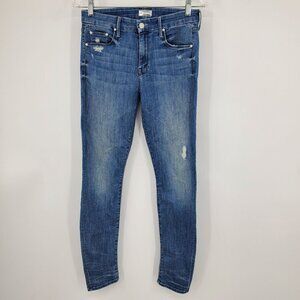 Mother The Looker Graffiti Girl Women's High Waisted Ankle Jeans Size 27